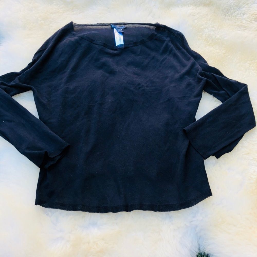 Eileen Fisher Black knit top